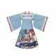 Summoner 's Tales Wa Lolita Style Dress JSK + Haori Set by Withpuji (WJ56)